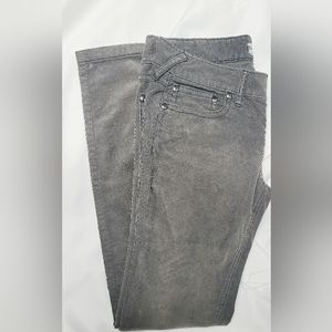 Freepeople Gray Corduroy Jeans.